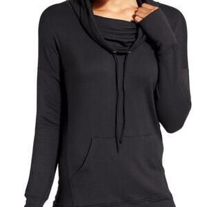 Athleta Cowl Neck Pullover Hooded Sweatshirt